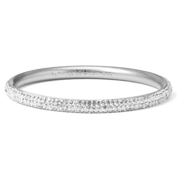 KATE SPADE • Silver Razzle Dazzle Bangle Bracelet - Picture 1 of 3